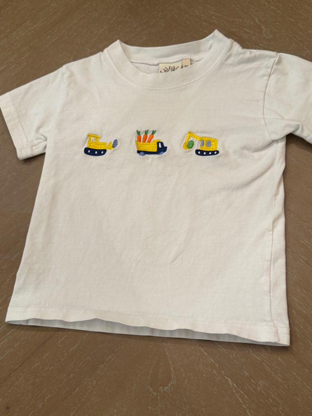 Luigi Kids Easter Construction shirt